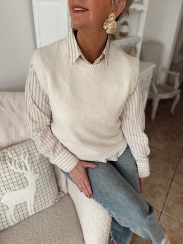Pull sans manches Louise – Image 3