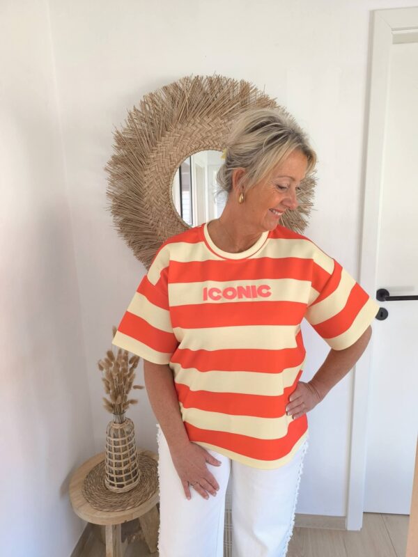 T-shirt Iconic Jaune et Rouge